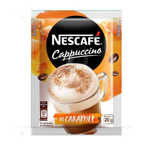 Cà phê hòa tan NESCAFÉ (Latte Sữa Hạt Vị Hạt Phỉ/Hạnh Nhân/Dừa/Caramel) 5k/1 gói