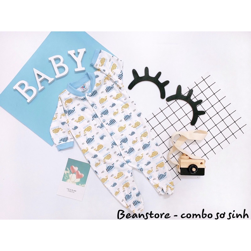 Body liền vớ cotton thái Happy Bears