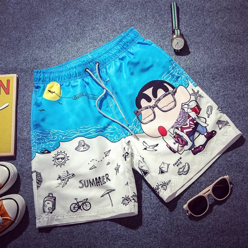 Quần Short Đi Biển Phong Cách Mới Trẻ Trung Cho Nam
