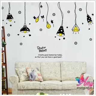 Decal đèn điện: 81cm x 208cm