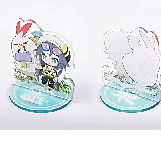 Mô hình Acrylic Standee Valkyrie Ký Ức Mùa Hè Chibi Honkai Impact 3