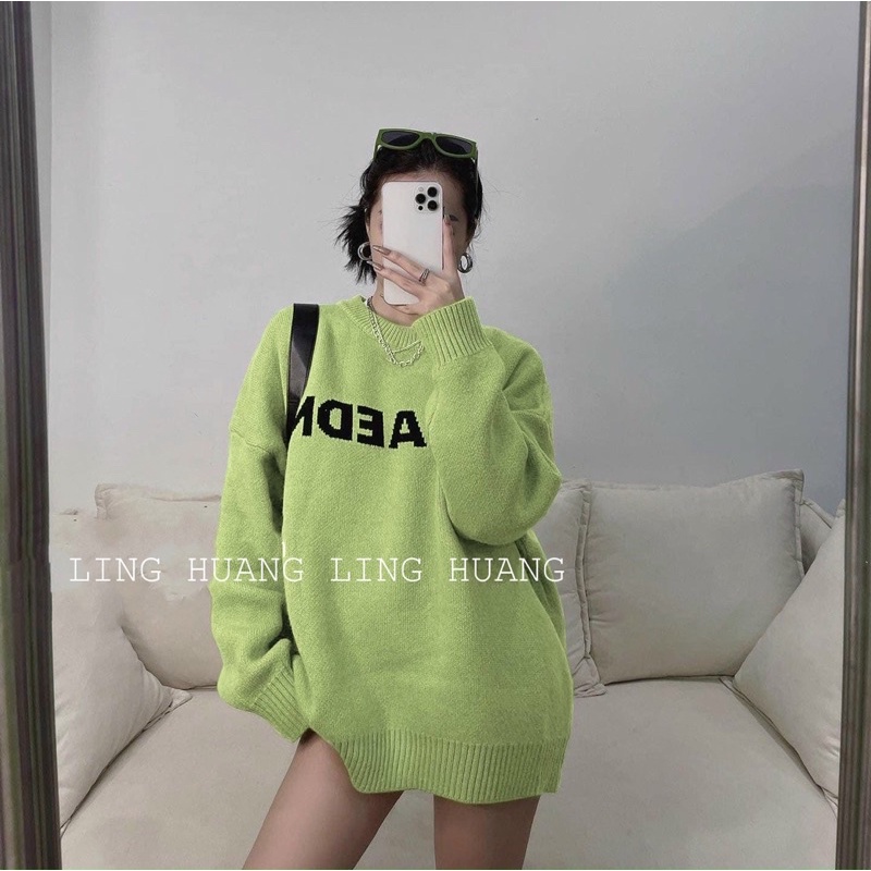 Áo len dáng rộng hàng quảng châu cao cấp