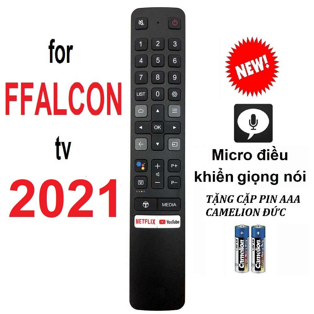 Remote điều khiển tivi FFALCON smart mẫu 2