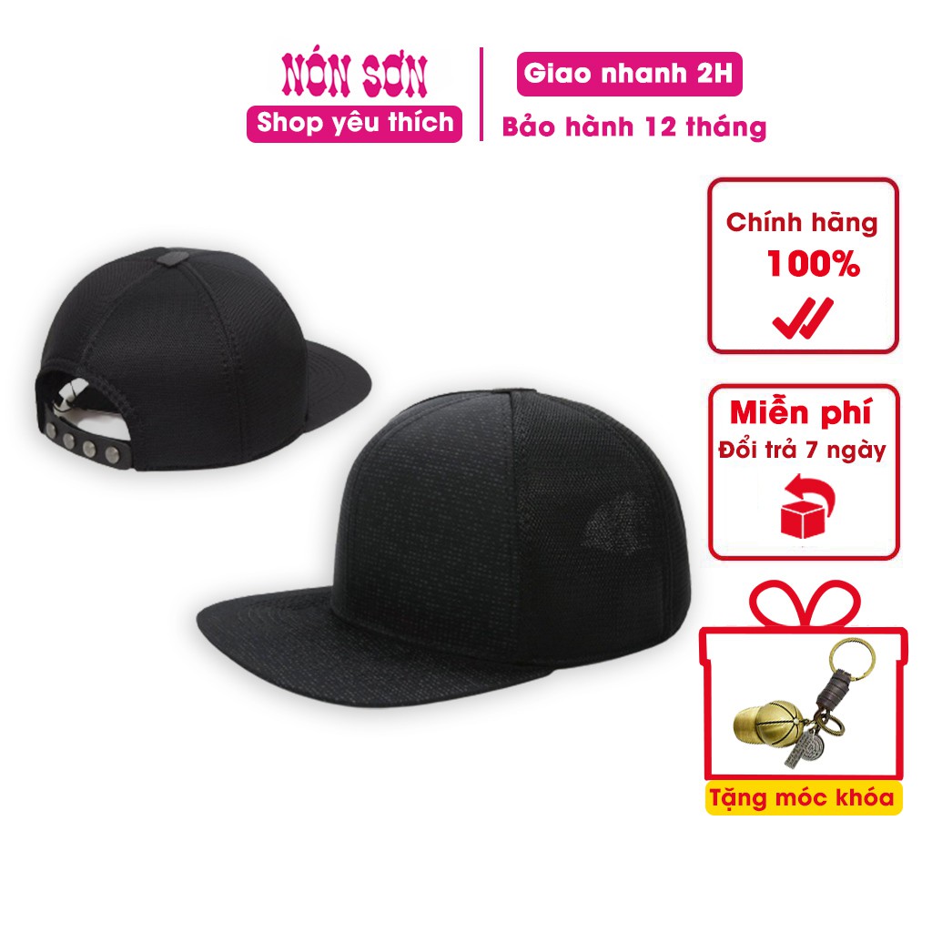 Mũ Nón Sơn Snapback cao cấp chính hãng MC210 NÓN SƠNUnisexNylon