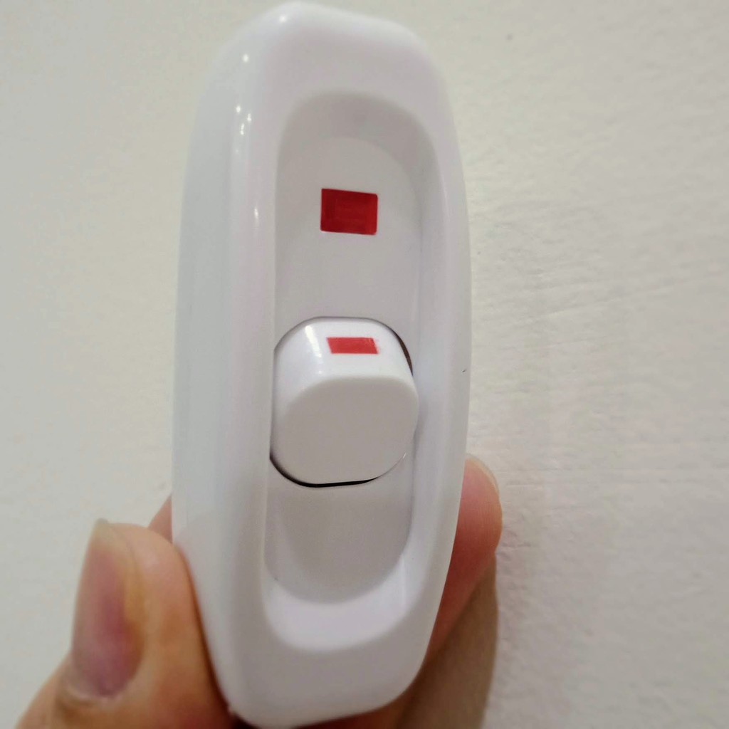 Công tắc bật tắt  điện quả nhót có đèn báo - Tiếp điểm bằng đồng - Nhựa chống cháy