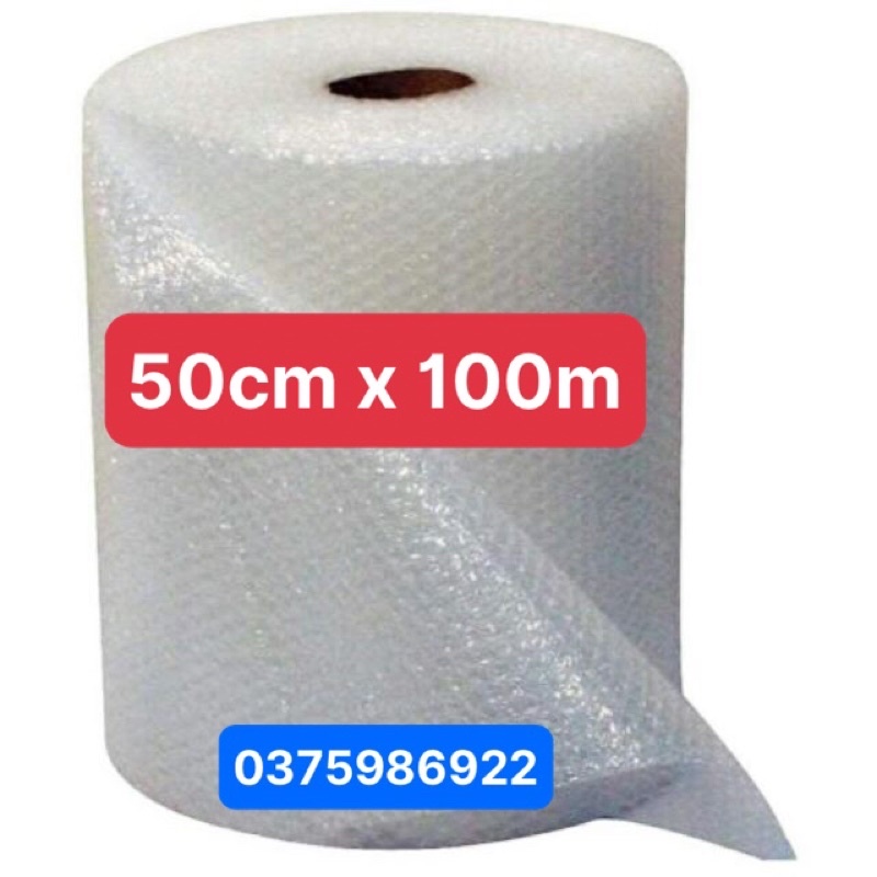 Xốp Nổ Gói Hàng, Bọc Hàng Khổ 50cm x 100m