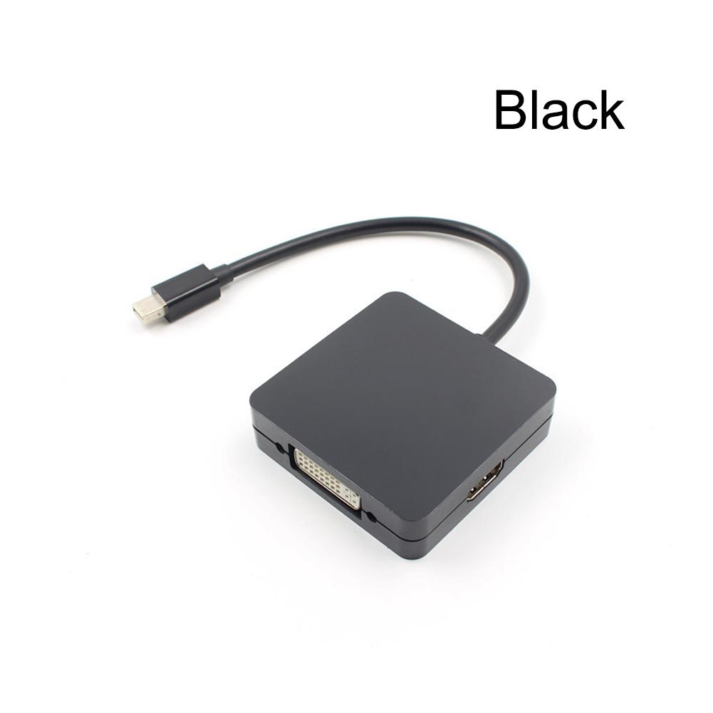 Cổng hiển thị mini DP to HDMI tương thích với VGA DVI BLACK cho Microsoft Surface pro 1 2 3 4