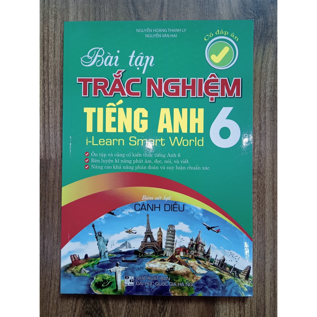 Sách - BÀI TẬP TRẮC NGHIỆM TIẾNG ANH 6 - CÓ ĐÁP ÁN (BÁM SÁT SGK CÁNH DIỀU)