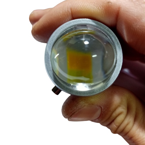 Bóng Đèn Pha Bi Cầu Mini Chân H4 Siêu Sáng , 2 Chế Độ Vàng Và Trắng, Lắp Wave, Sirius, Exciter, Lead, Sh