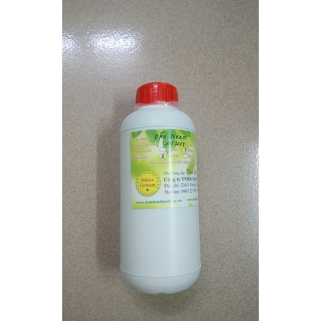 DẦU NEEM OIL 500ml -  Hạt Neem (hạt Sầu Đâu)