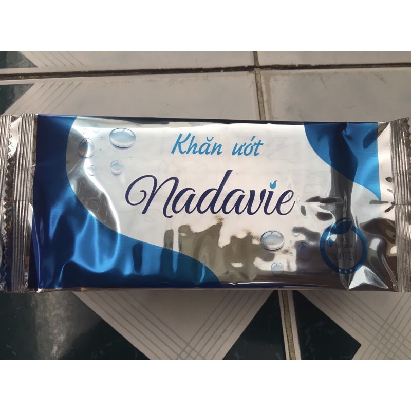 BỊCH 10 CÁI KHĂN LẠNH DÀY XANH BIỂN NADIAVIE