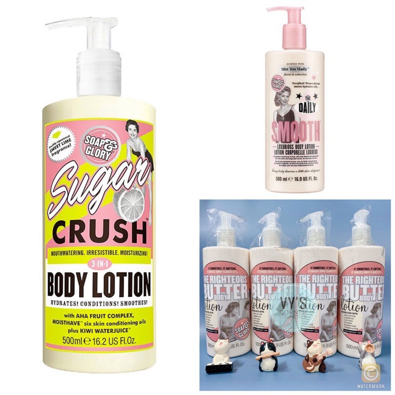 [Sẵn] BODY LOTION DƯỠNG THỂ SOAP &amp; GLORY RIGHTEOUS 500ML