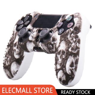 Camouflage Soft  Silicone Case Skin Grip Cover for  4 PS4 Controller