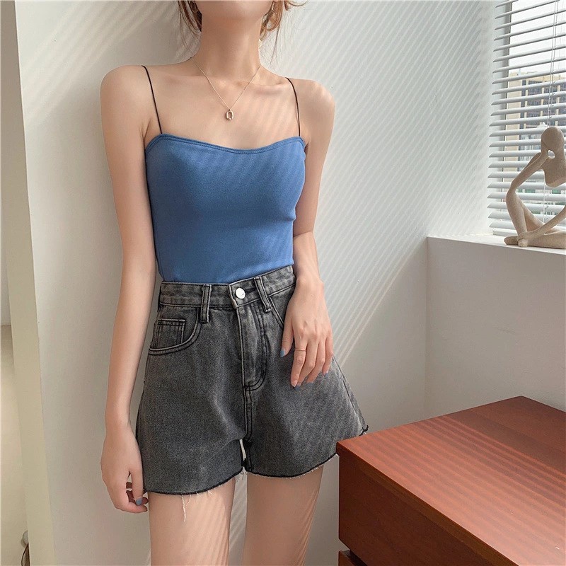 Áo lót cotton IELGY có đệm ngực chống ánh sáng thời trang mùa hè dành cho nữ