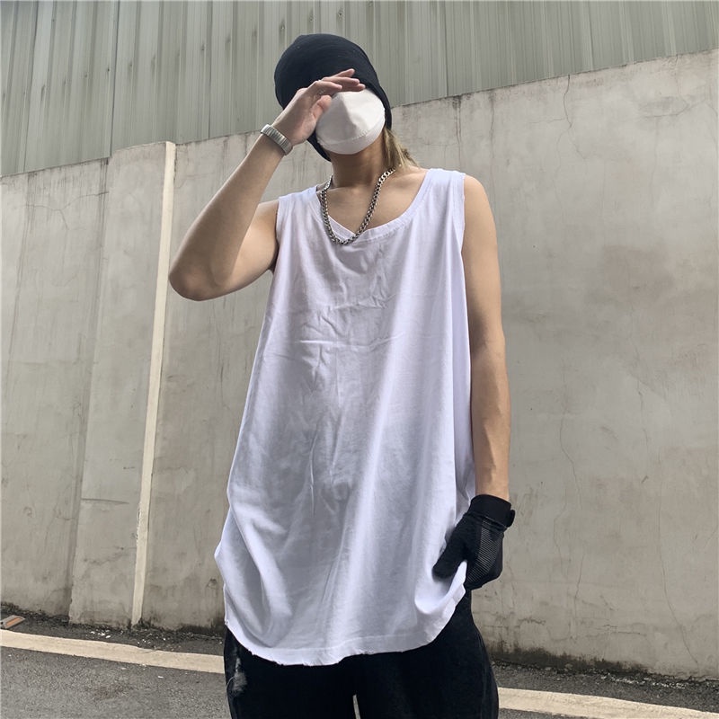 Áo Ba Lỗ Thể Thao Dáng Rộng Thiết Kế Mới Năng Động Thời Trang Mùa Hè Dành Cho Nam