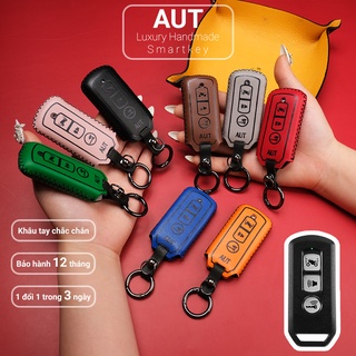 Ví da chìa khóa Honda SH Pcx SH Mode Cub 125 Adv da bò khâu tay SHK AD