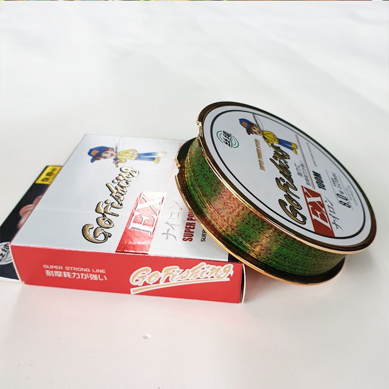 Cước câu cá tàng hình dây câu cá Nylon Gofishing tải cá tốt dùng làm dây trục câu cá