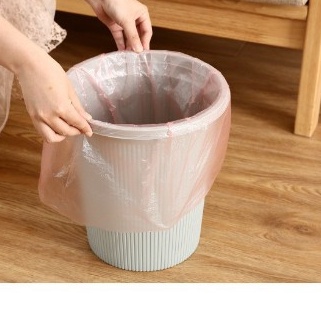 (Bán Buôn Sỉ) (Set 5 Cuộn Túi Rác) CUỘN TÚI ĐỰNG RÁC SINH HỌC TỰ PHÂN HỦY - Kích thước 45*50cm