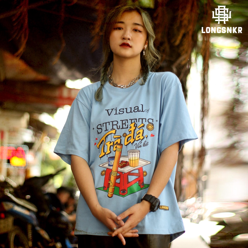 _T-shirt "Trà đá" Collection - áo thun form Oversize, Longsnkr Streetwear