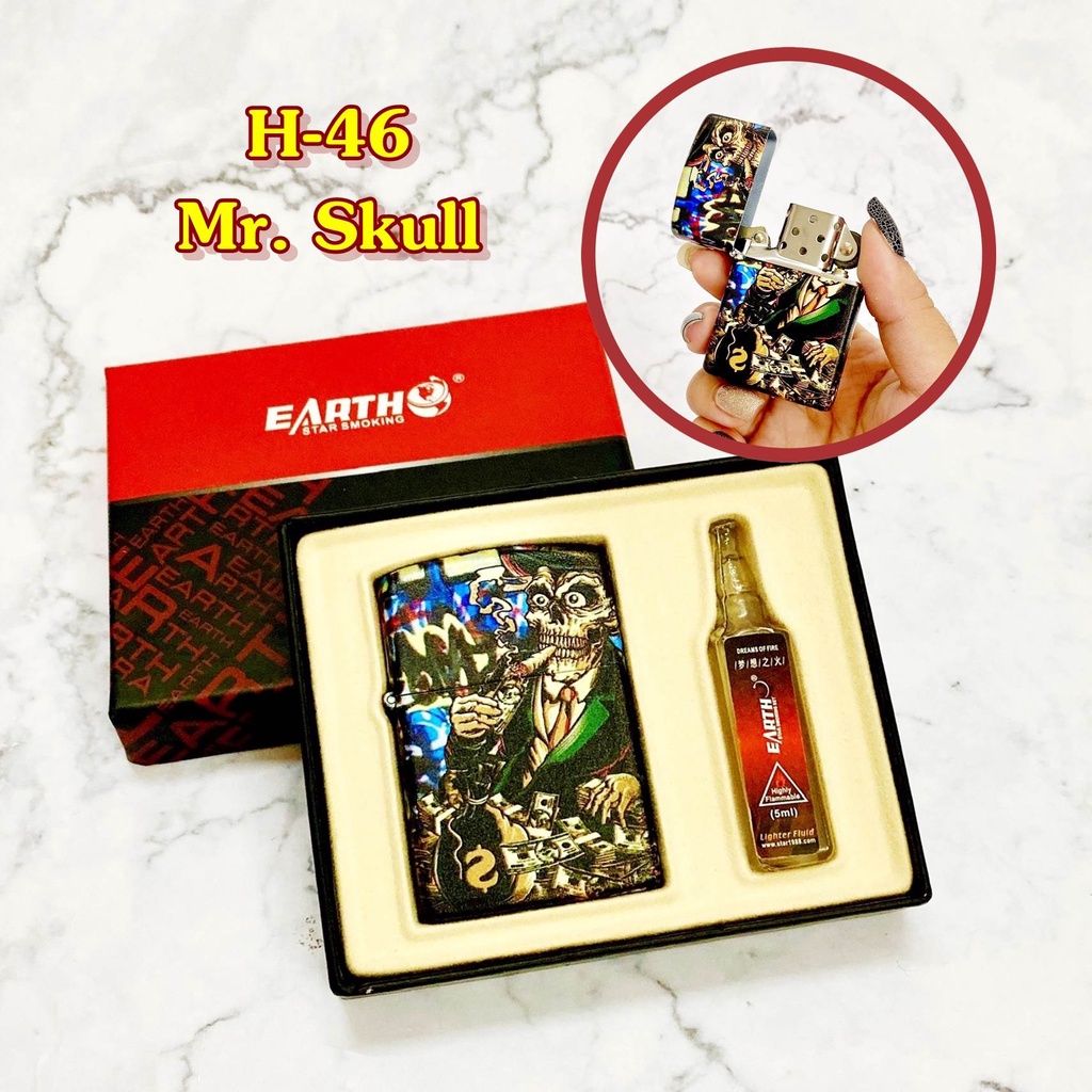 𝙃𝙤̣̂𝙥 𝙌𝙪𝙚̣𝙩 𝘽𝙖̣̂𝙩 𝙇𝙪̛̉𝙖 -Mr.skull có hộp - sơn tĩnh điện 6 mặt