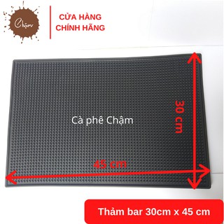 Thảm lót ly, dụng cụ pha chế quầy bar 45 x 30cm