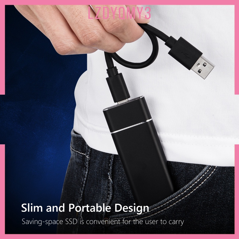 Ổ Cứng Ngoài Ssd Usb3.1 1t Bằng Hợp Kim Di Động Cho Android Tablet Laptops | BigBuy360 - bigbuy360.vn