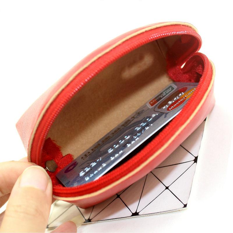 Ví Đựng Tiền Xu Mini Bằng Da PU Có Khóa Kéo Xinh Xắn
