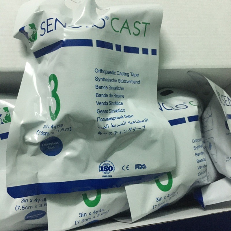 Hộp 10 cuộn băng bó bột thuỷ tinh 3 inch