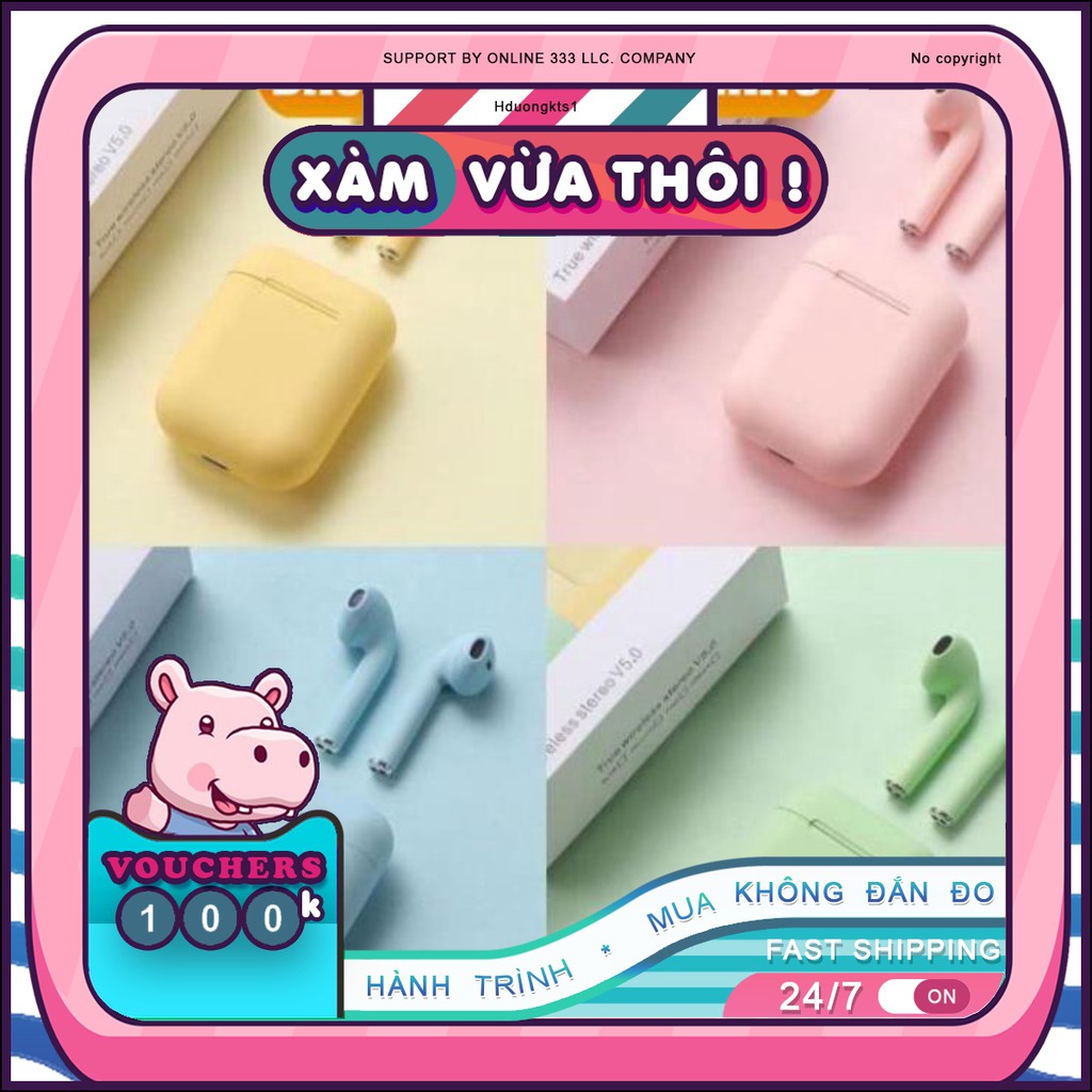 Tai Nghe Không Dây Bluetooth Inpods I12 Pro