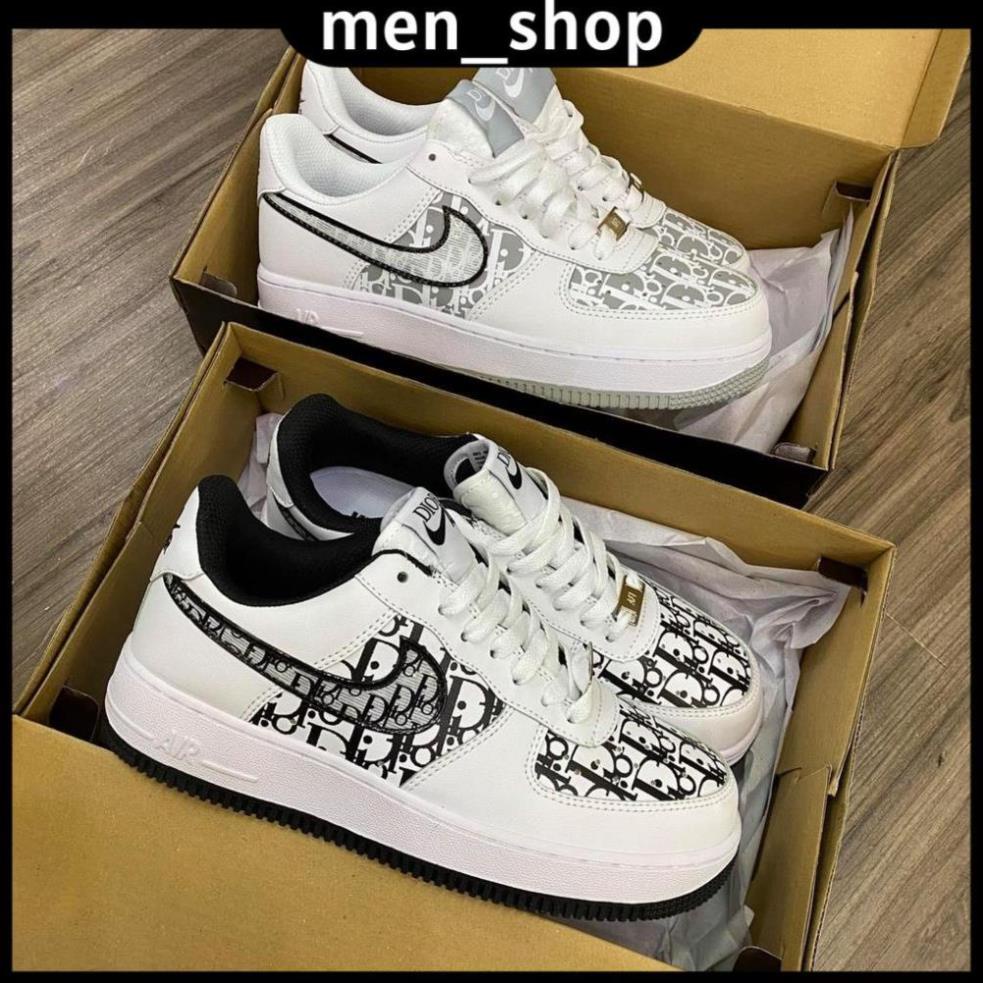 ❓ 🕞 Giày AF1 dior đế xám đế đen,Giày thể thao NIke_dio nam nữ - Hàng chuẩn Full Box Bill