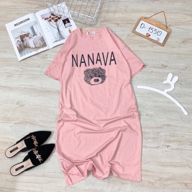 Váy xuông gấu nanava - Đầm xuông from rộng dáng dài | BigBuy360 - bigbuy360.vn