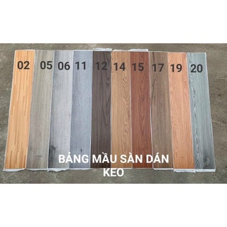 Miếng dán sàn giả gỗ - Sàn nhựa giả gỗ - thanh lý