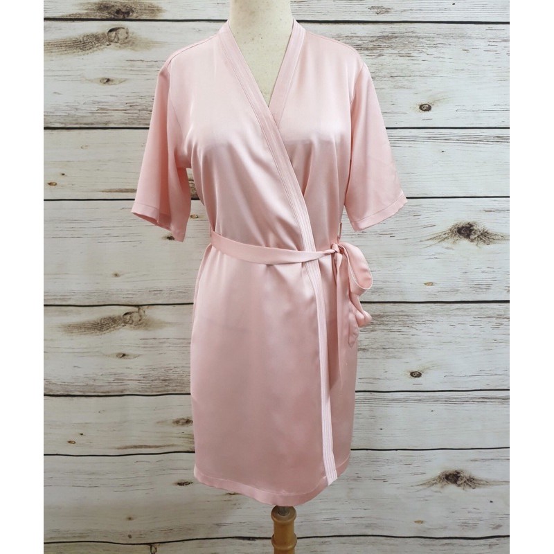 (SALE) ÁO CHOÀNG NGỦ GHP-GARMENT LỤA TRƠN THẮT NƠ GIÁ TỐT | BigBuy360 - bigbuy360.vn