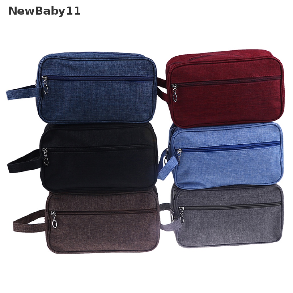 Túi Đựng Đồ Trang Điểm Bằng Vải Bạt Chống Nước Cho Nam &amp; Nữ