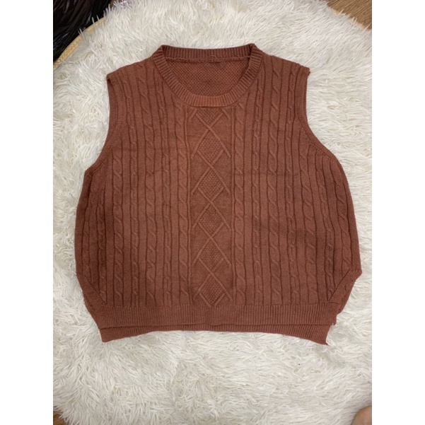 Áo Gile len 2hand dày dặn