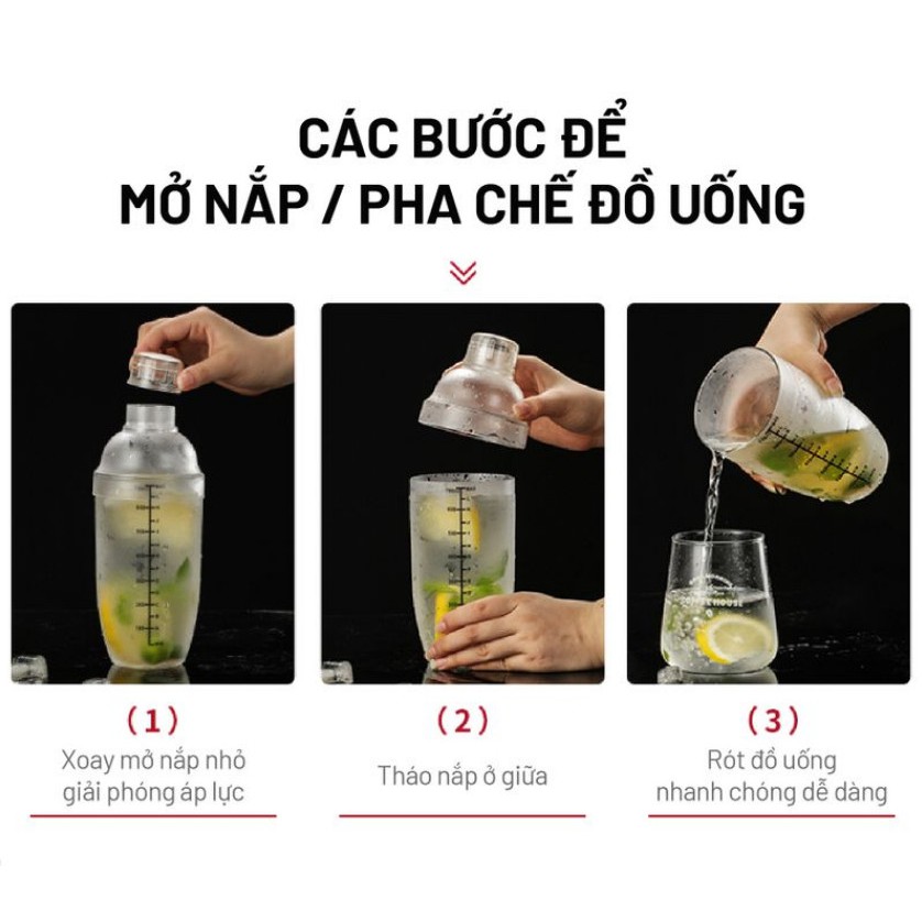 BÌNH PHA SỮA PHA TRÀ ĐINH LƯỢNG TIỆN LỢI SHAKER🤗🤗