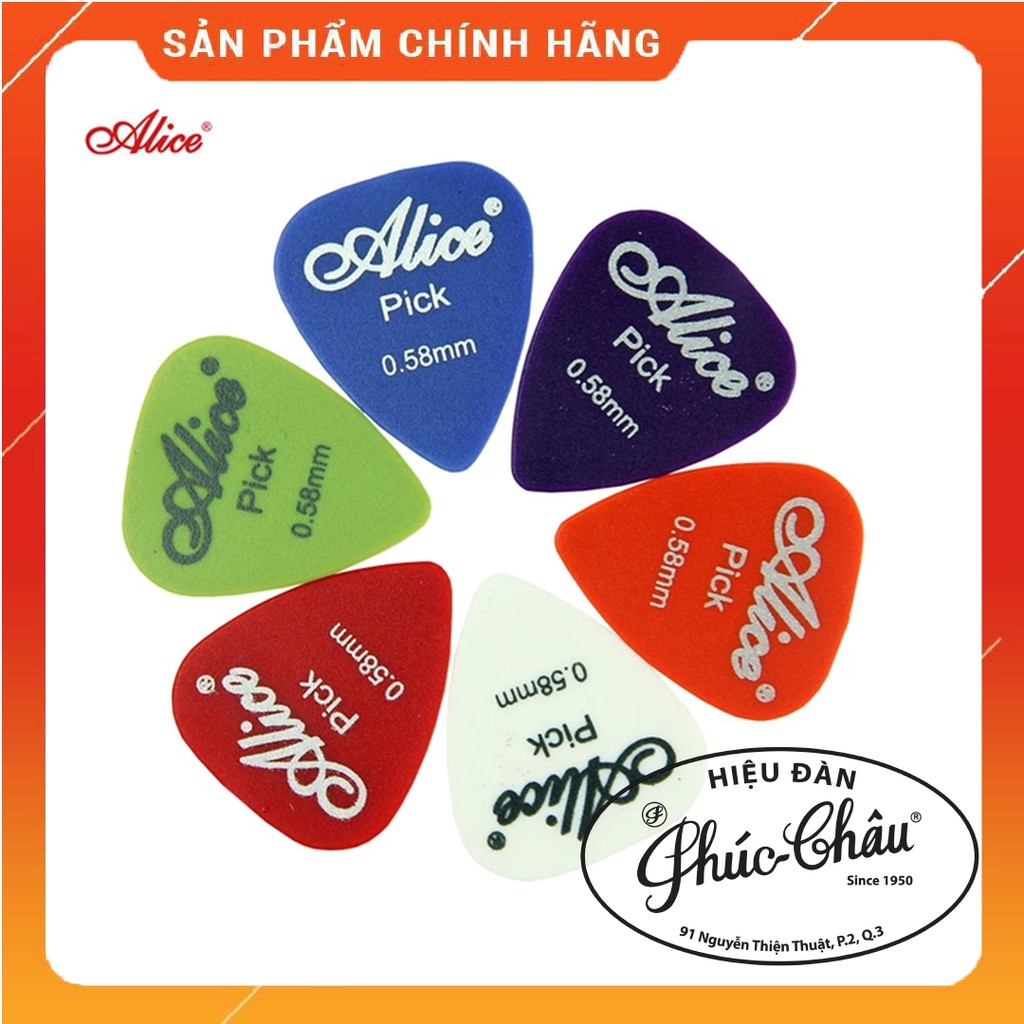 Pick Guitar Alice | Móng Gảy Đàn Guitar Alice | Pick Nhám | Cao Cấp phím gãy cho đàn ghita