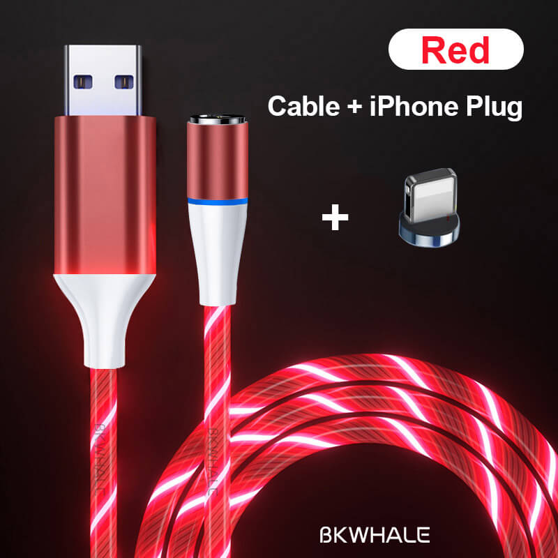 Cáp Sạc Nhanh USB 5A Có Đèn Led Cho Phone 12 11 XR Micro Type C huawei oppo