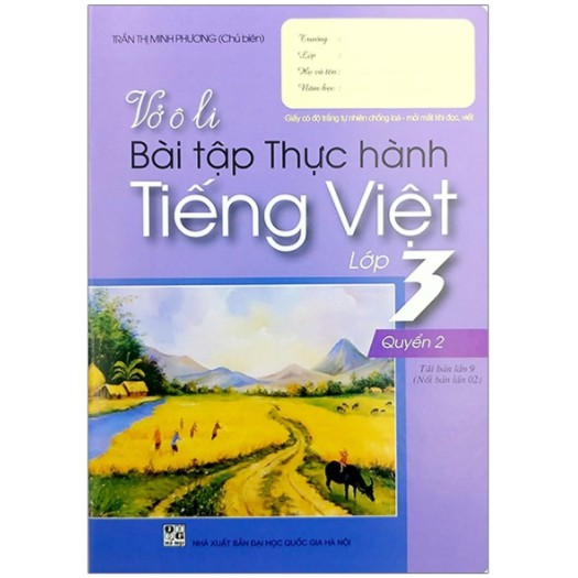 Sách - Vở Ô Li Bài Tập Thực Hành Tiếng Việt Lớp 3 - Tập 1 + Tập 2