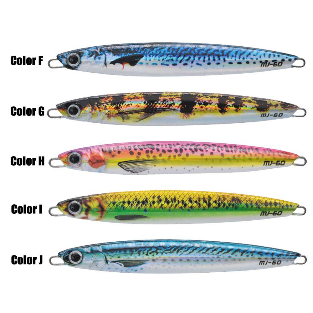 Mồi Câu Cá Kim Loại 60g 115mm In 3d Nhiều Màu Sắc