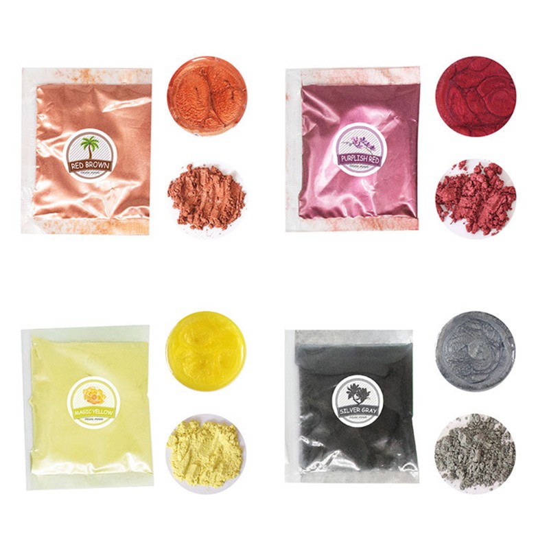 Bột Khoáng Mica 24 Màu Ngọc Trai Làm Đồ Trang Sức