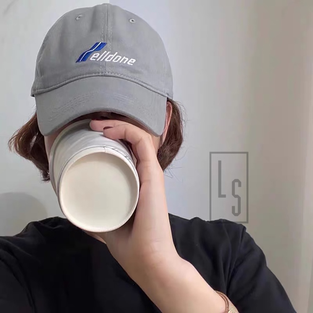 Nón Lưỡi Trai Ulzzang Thêu WellDone - Mũ Thêu WellDone Unisex