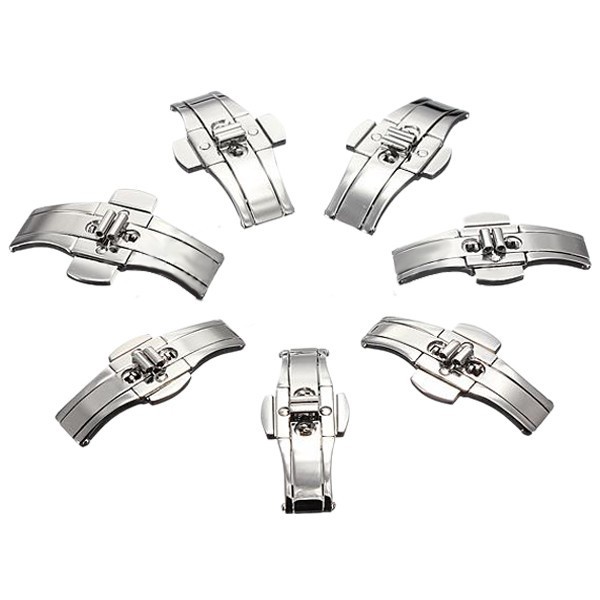 Khoá Bướm Đồng Hồ Dây Kim Loại Đủ Size 12mm 14mm 16mm 18mm 20mm 22mm 24mm