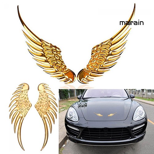 【VIP】Cool 3D Car Metal Eagle Wing Emblem Badge Trunk Auto Sticker Vehicle Decal Decor