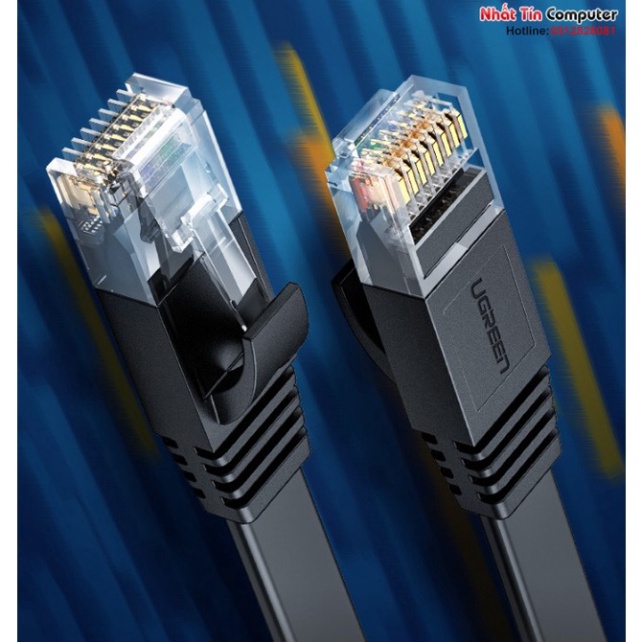 Cáp mạng đúc sẵn Cat6 dẹt chính hãng Ugreen 50172/50173/50174/50175/50176 cao cấp  - Phân Phối Chính Hãng