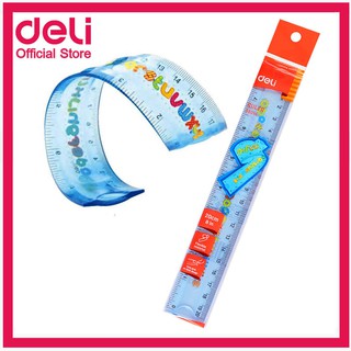 Thước dẻo hình Deli 38014- 20cm/30cm