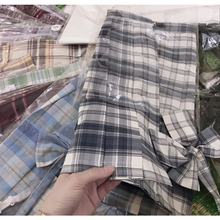 [Order ] SÉT VÁY KẺ CARO JK NỮ