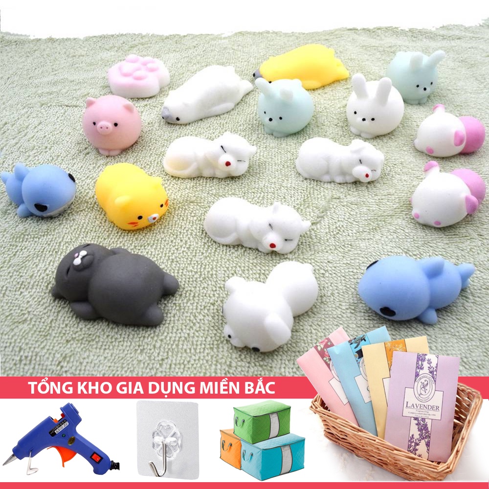 SQUISHY MOCHI THÚ Dẻo Mềm Nhiều Hình Ngộ Nghĩnh Đáng Yêu, Dễ Thương, Siêu Kute Siêu Rẻ