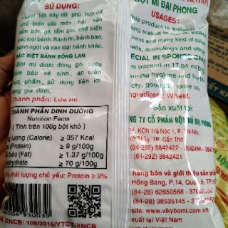 (Date mới) Bột mì đa dụng số 8 hiệu Táo Đỏ gói 500g