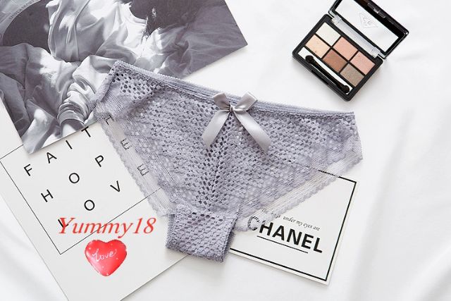 Quần lót ren lưới nơ xinh sexy Candy